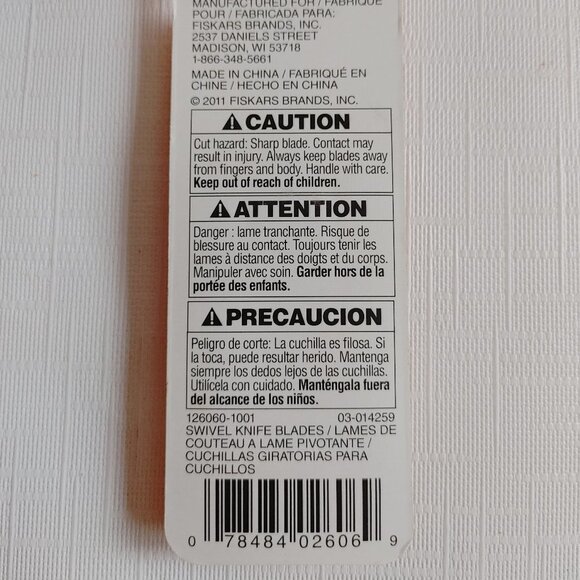 Fiskars Swivel Blades 3pk BNIP - Picture 2 of 2